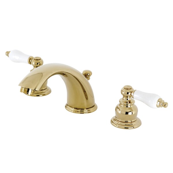 KB972PLB Widespread Bathroom Faucet, Polished Brass